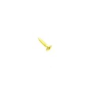 HAGER #9 x 3/4 in Machine Screw, Bright Brass 33384